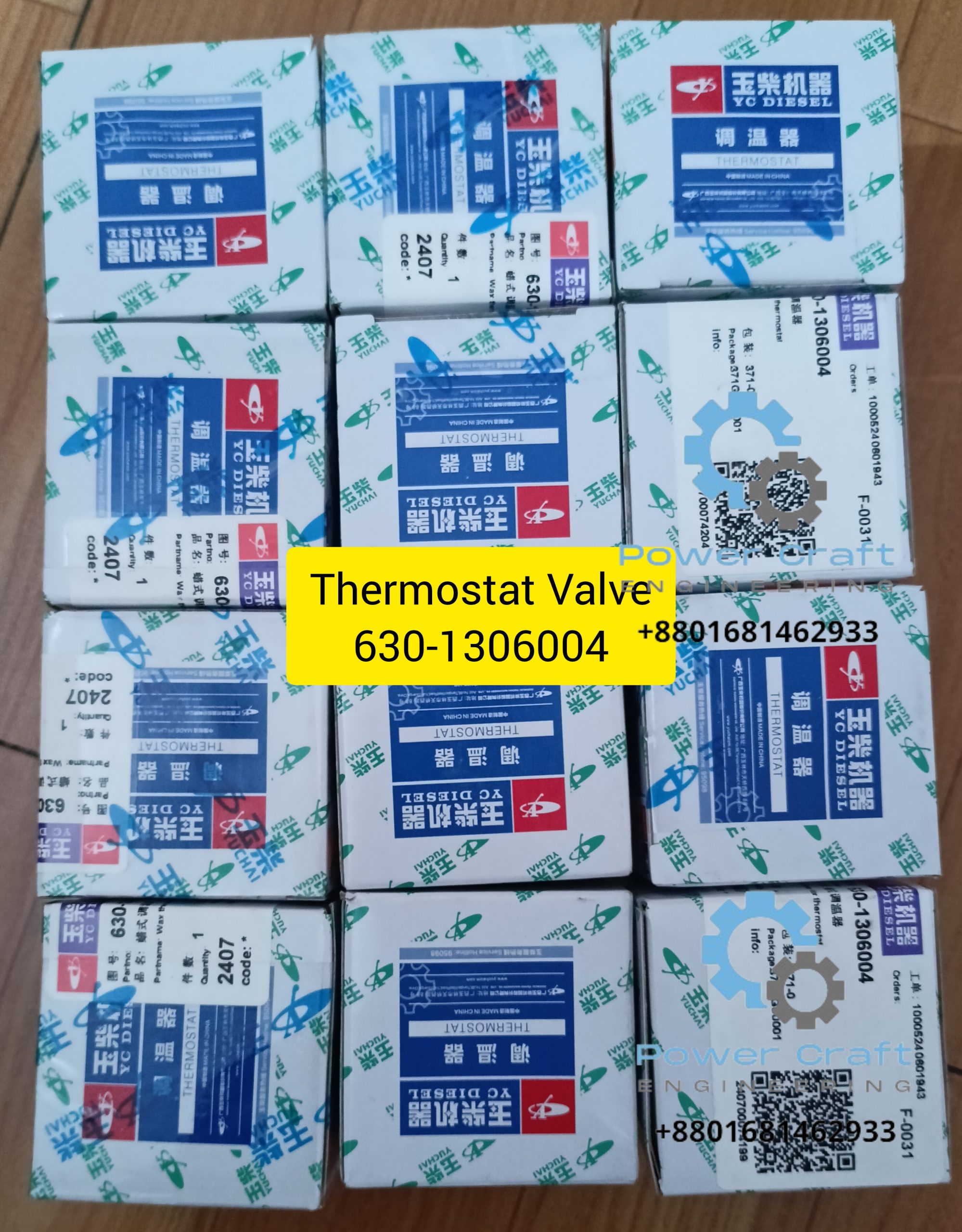 630-1306004 Thermostat Valve YC Diesel Yuchai Engine