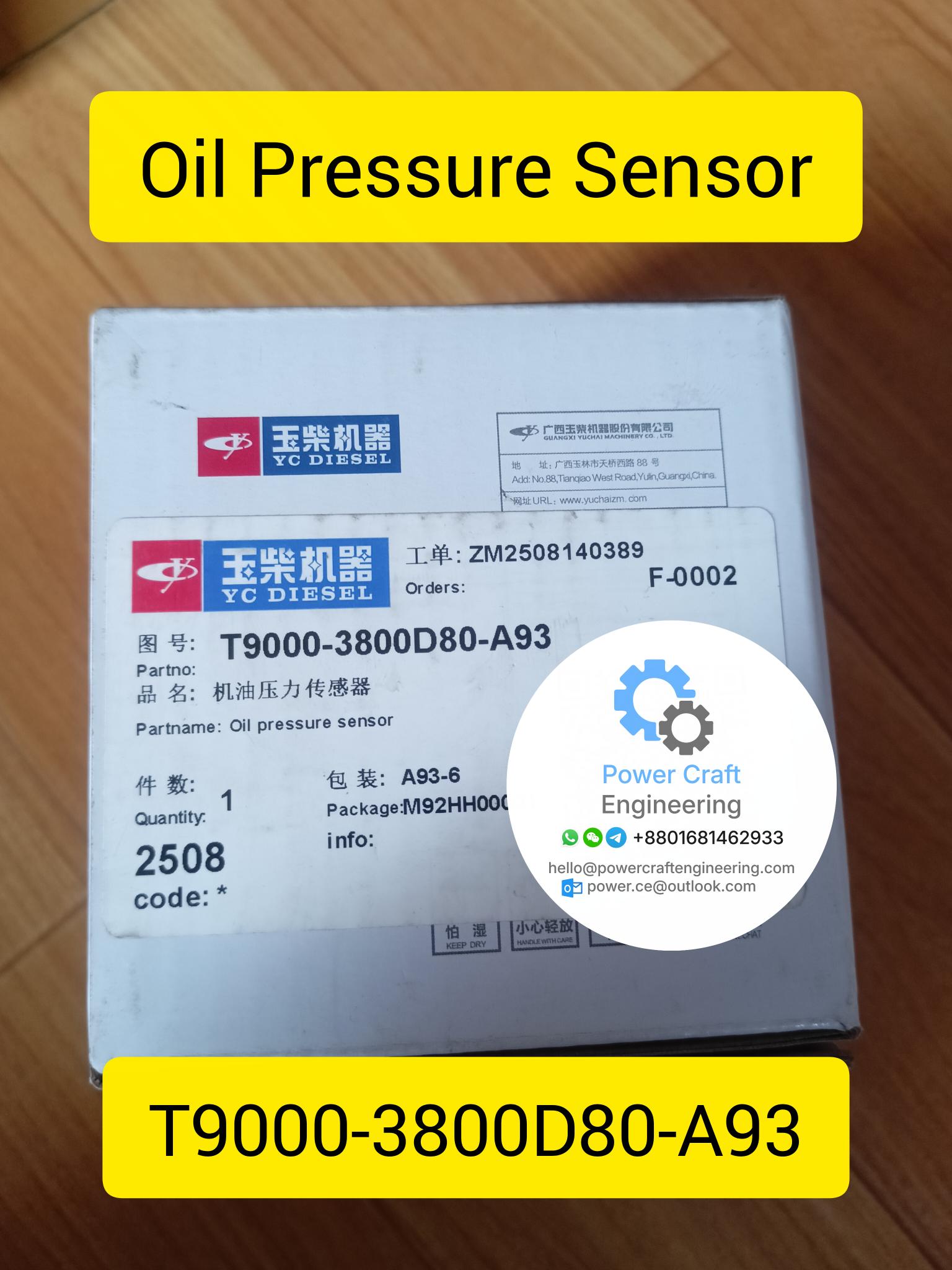 Oil Pressure Sensor T9000-3800D80-A93